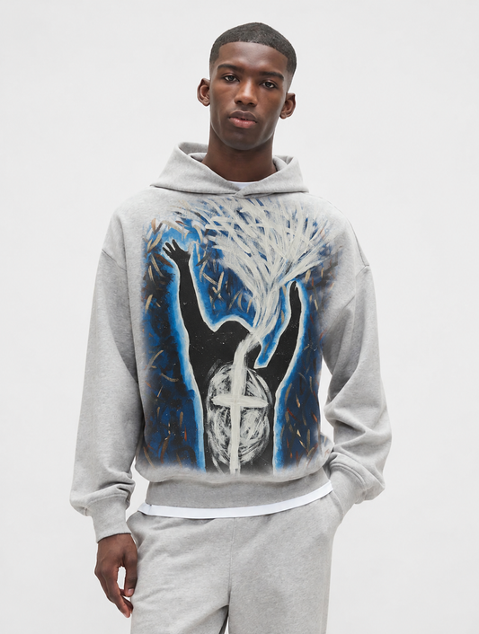 Worship Atmosphere Hoodie – Grey