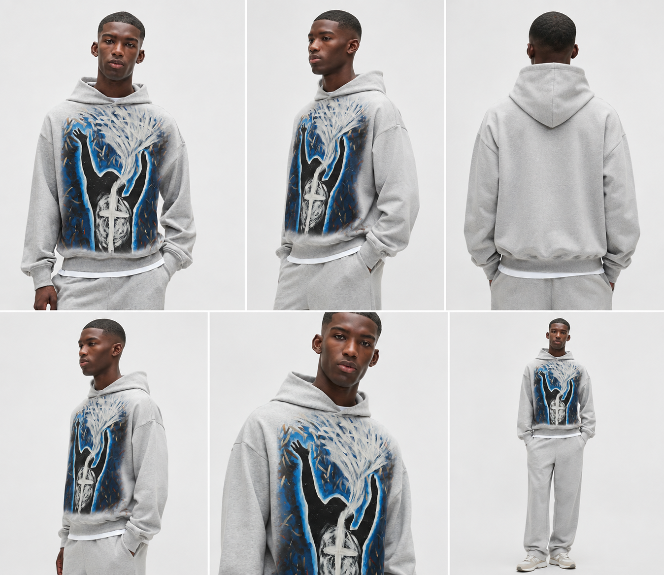 Worship Atmosphere Hoodie – Grey